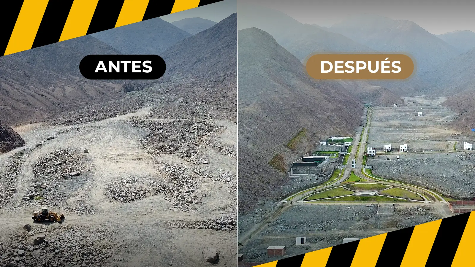 Avances de obra en el proyecto inmobiliario Bosques de Calango